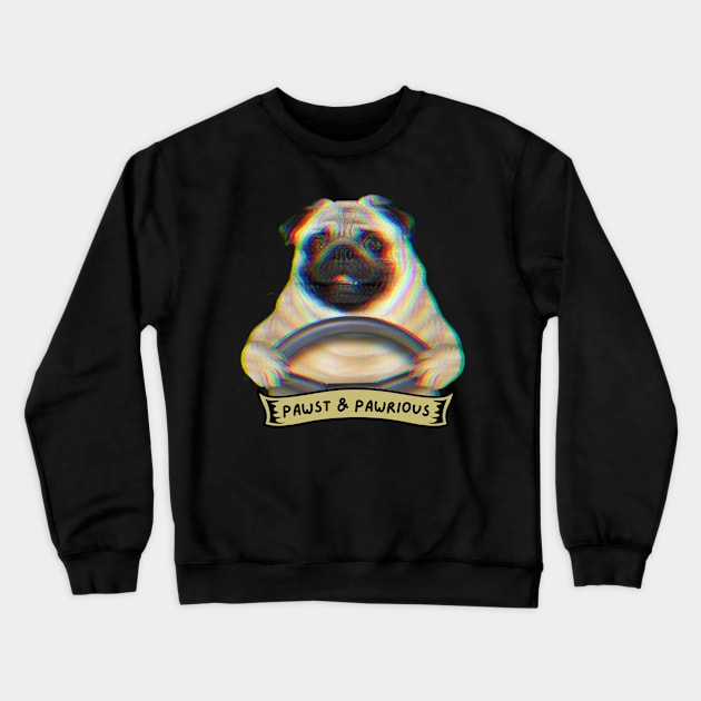 driver pug Crewneck Sweatshirt by Yas R